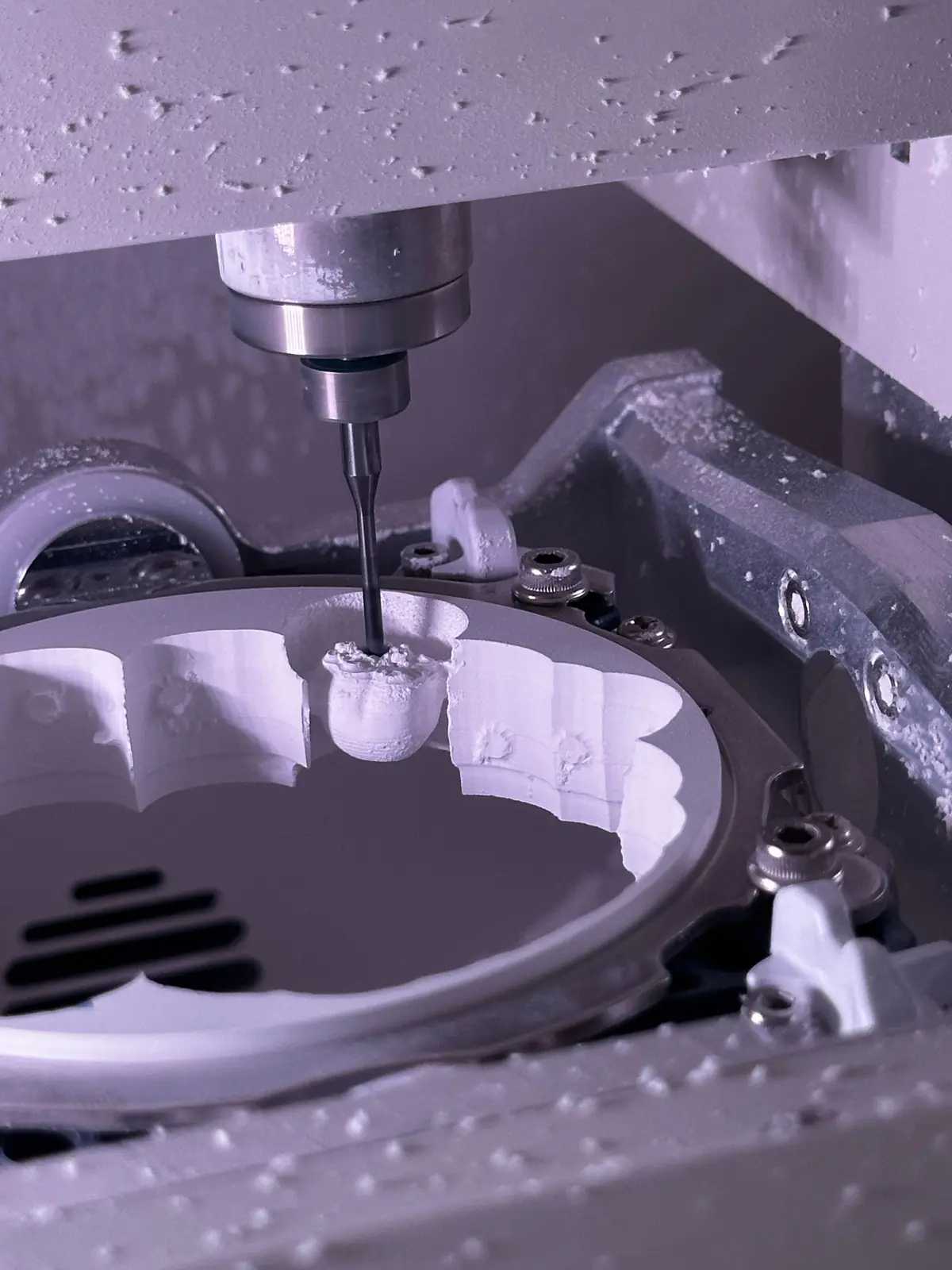 Titanium machined part